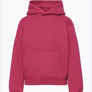 Aritzia Cozy Fleece Perfect Fit Hoodie Dark Pink: Small